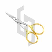 Micro Blade Large Ring Gold Nail Scissor