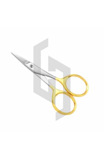 Micro Blade Large Ring Gold Nail Scissor