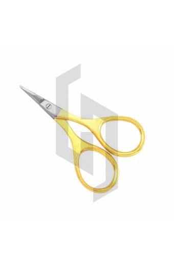 Micro Blade Large Ring Gold Nail Scissor