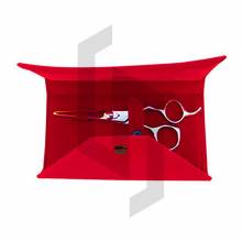 Red Pouch for Barber Scissor