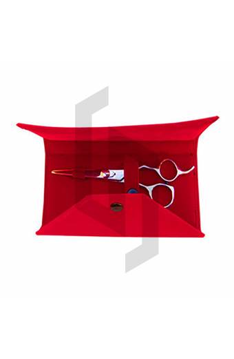 Red Pouch for Barber Scissor