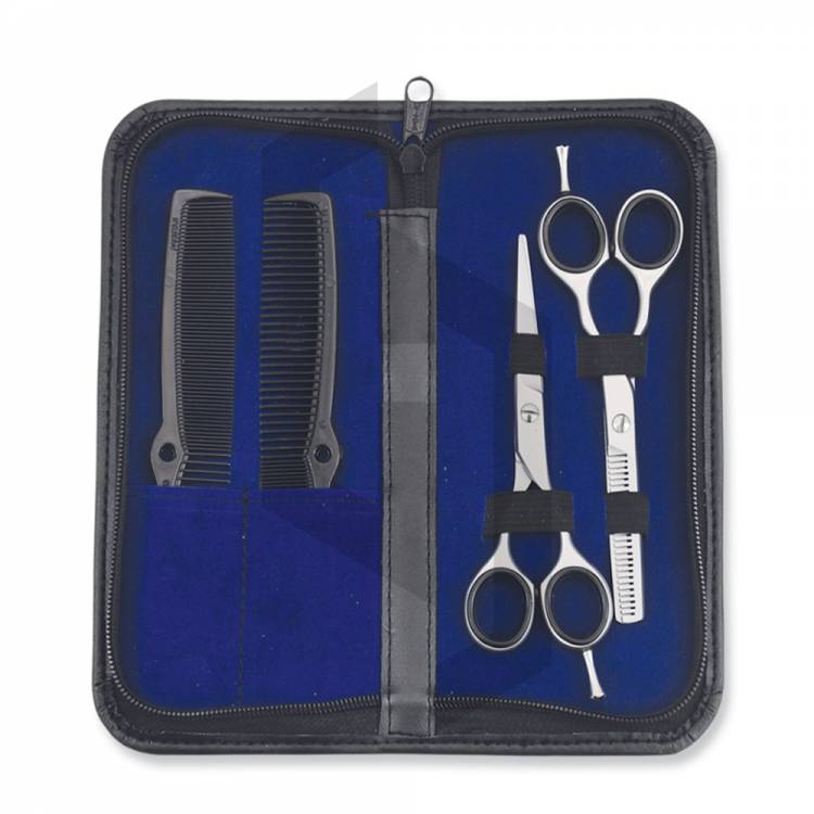 Pro Leather Scissors And Combs Packaging