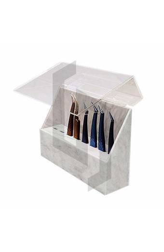 Marble Eyelash Extension Tweezer Stand Acrylic Holder Display for Lash Tools Tweezers Storage Box