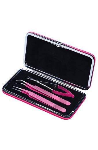 Eyelash Extension Tweezers And Scissor with Magnetic Kit