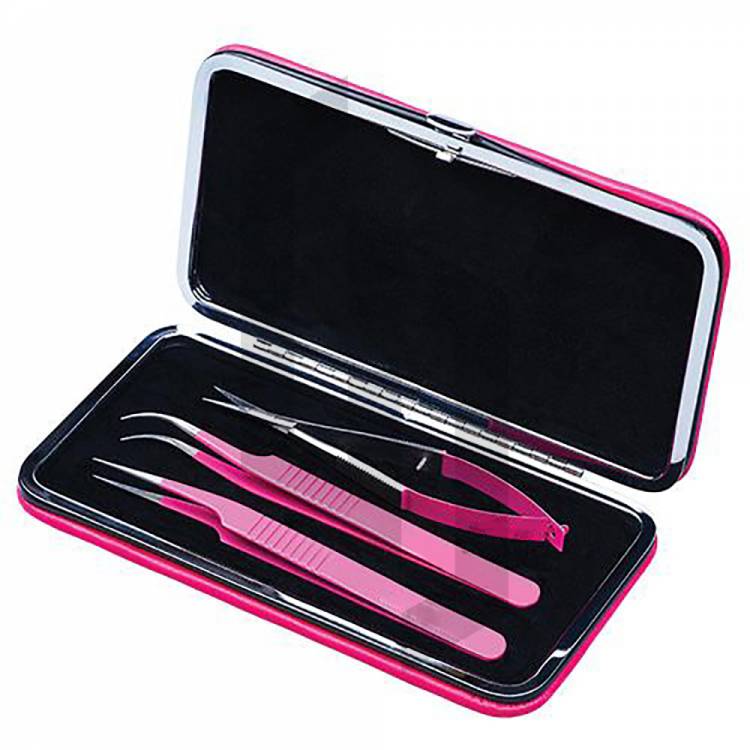 Eyelash Extension Tweezers And Scissor with Magnetic Kit