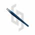 Blue Plasma Coated Eyelash Extension Tweezers Set