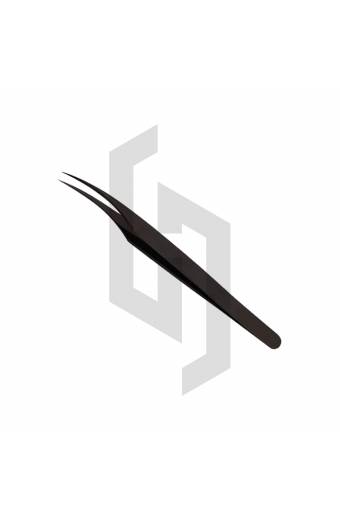 Black Plasma Coated Eyelash Extension Tweezers Set