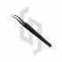 Black Plasma Coated Eyelash Extension Tweezers Set