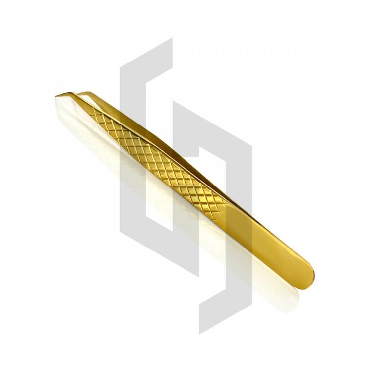Diamond Grip Plasma Gold Eyelash Tweezer kit