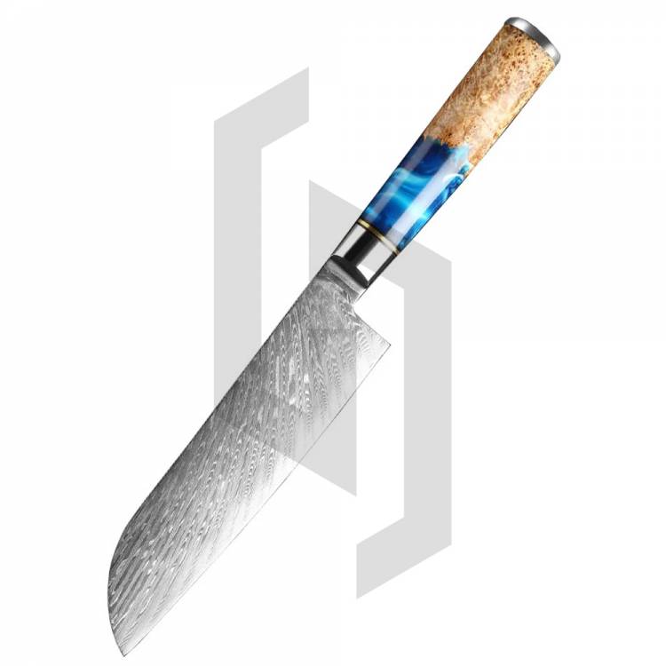 Custom Hand Forged Damascus Steel Chef Kitchen Knives Set