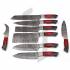 Handmade Forged Damascus Steel Chef Knife Set