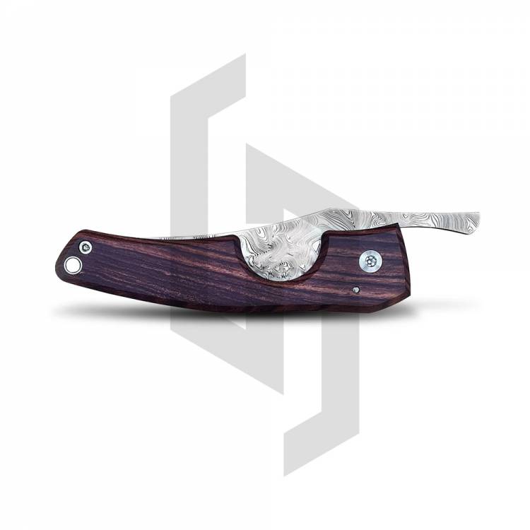 Damascus Steel with King Wood Cigar Cutter