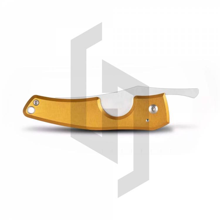 Cigar Cutter Knife with Anodized Yellow