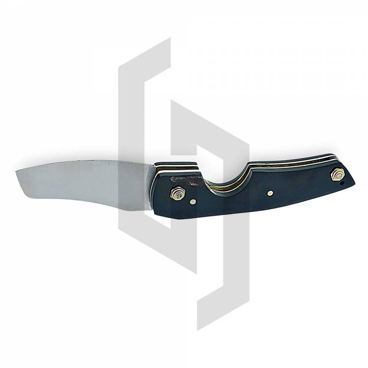 Steel Blade Cigar Cutter Knife with Horn Handle