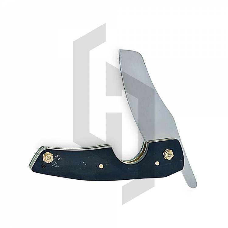 Steel Blade Cigar Cutter Knife with Horn Handle