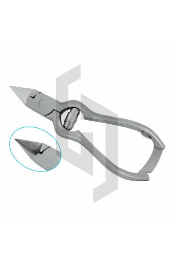 Ingrown Nail Nipper with Rolling Spring and Lock