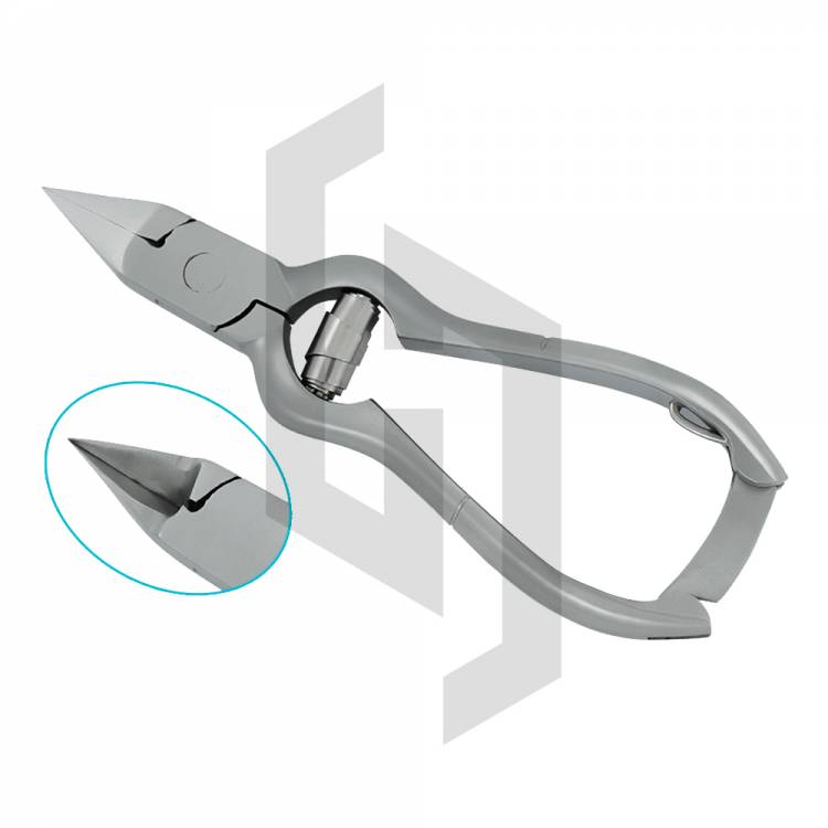 Ingrown Nail Nipper with Rolling Spring and Lock