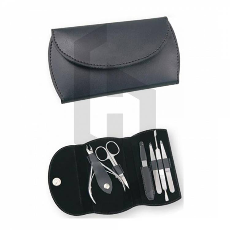 Manicure And Pedicure 6 piece Leather Kit