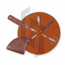 5 pcs Round Pedicure Leather Kit