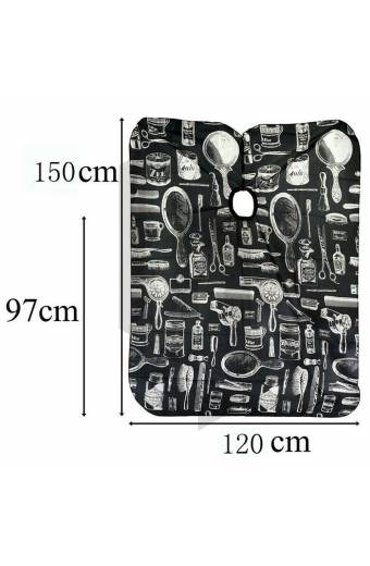 Sublimated Cape Style Barber Aprons