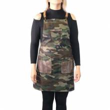 Barber Apron Camo - Dark Wash Denim [Unisex] 31inch by 24inch