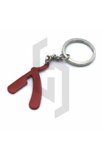 Barber razor Key-chain