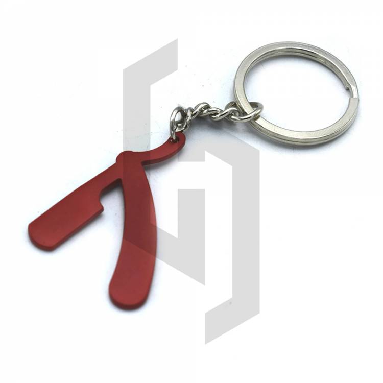 Barber razor Key-chain