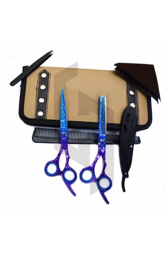 Rainbow Barber Scissors Kit