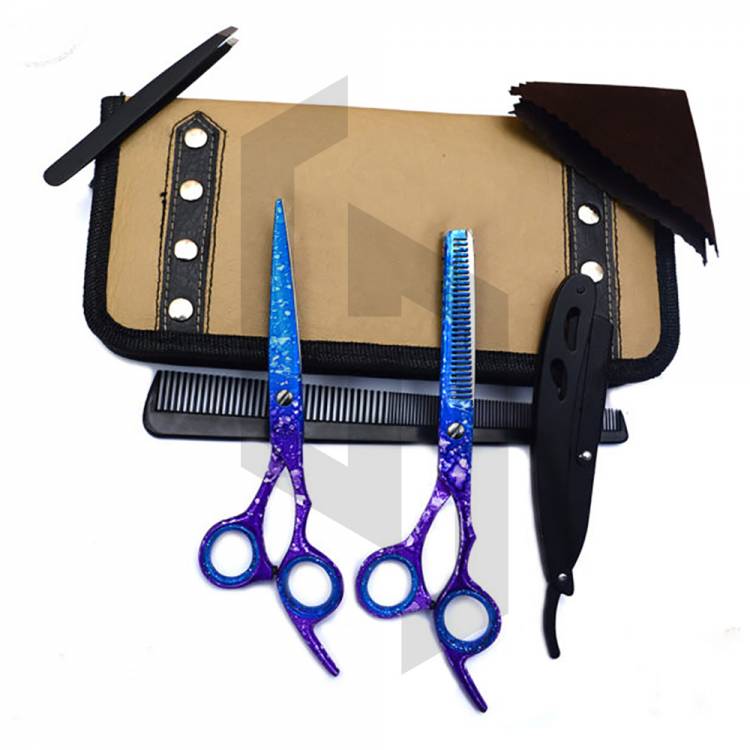 Rainbow Barber Scissors Kit