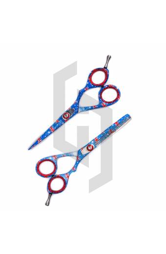 Paper Coated Barber Scissors Kit