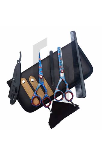 Paper Coated Barber Scissors Kit