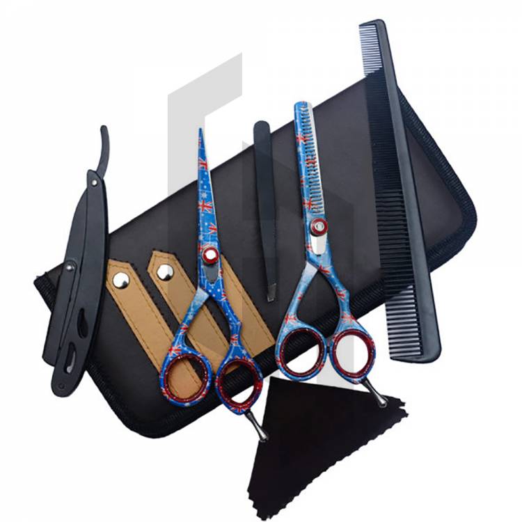 Paper Coated Barber Scissors Kit