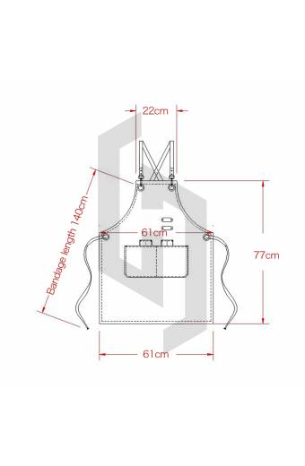 Fashion Canvas Kitchen Aprons for Woman Men Chef