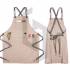 Fashion Canvas Kitchen Aprons for Woman Men Chef