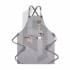 Fashion Canvas Kitchen Aprons for Woman Men Chef