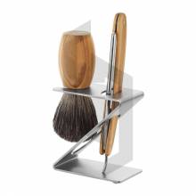 SHAVING KIT SET WITH Z-SHAPED STAND