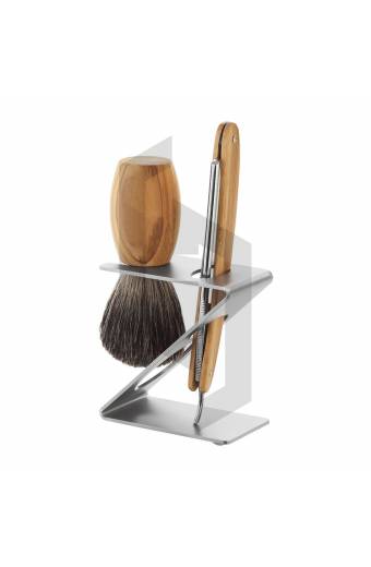 SHAVING KIT SET WITH Z-SHAPED STAND