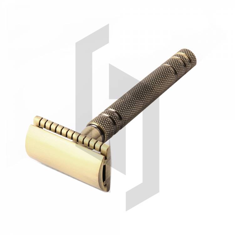 Brass Long Handle Double Edge safety Razor