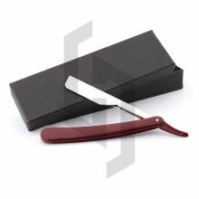 Replaceable Blade Straight Shaving Razor Wooden Handle