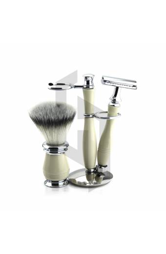 LUXURY SHAVING KIT IN IVORY 