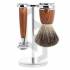 Black And Chrome Plated Shaving Set