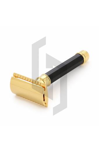 Gold And Black DE Safety Razor