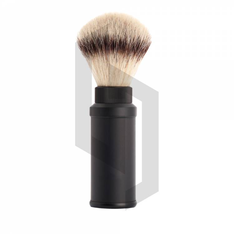 Black Travel Shaving Brushes