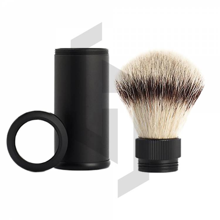 Black Travel Shaving Brushes