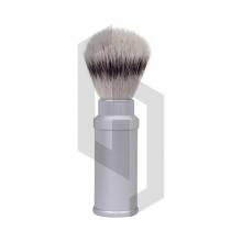 Shiny Chrome Travel Shaving Brushes